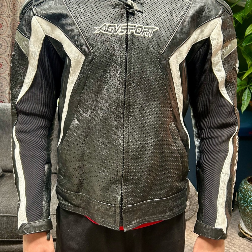 Black and White Men's Jacket